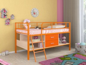Кровать-чердак Севилья-Я-Мини (Оранжевый) в Винзили - vinzili.mebel-74.com | фото